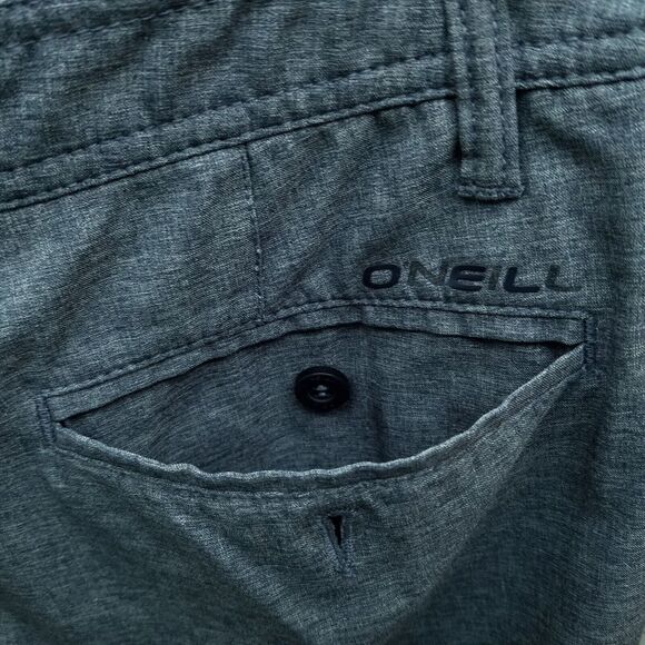 O'Neill Men's 28 Hybrid Blue-Gray Bermuda Shorts 28" 9.25" 11" - Picture 10 of 11